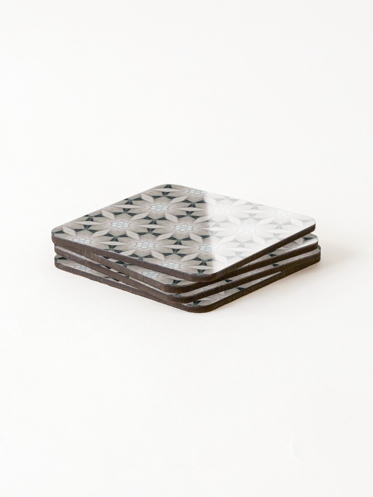 Thumbnail 4 of 5, Coasters (Set of 4), Retro Deco Repeat Pattern designed and sold by OutOfNowhere.