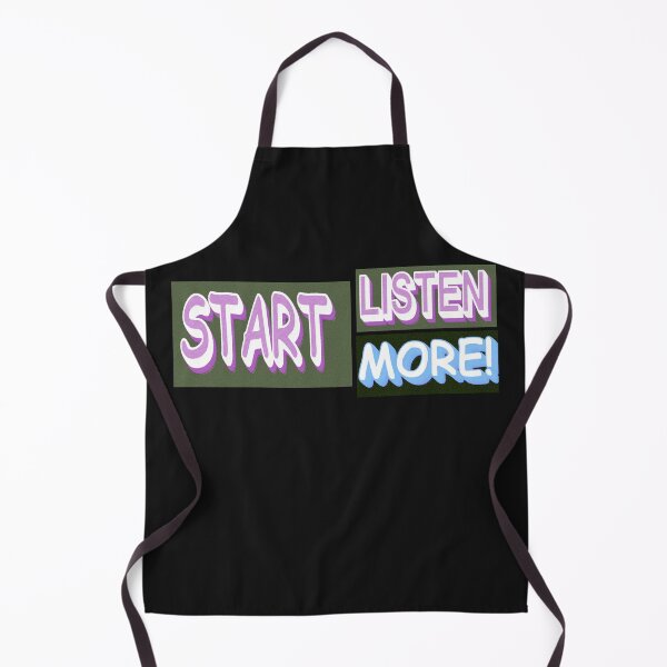 Item preview, Cute Expression Design "Listen More". Buy Now designed and sold by Health And Fitness Posts e-Store.