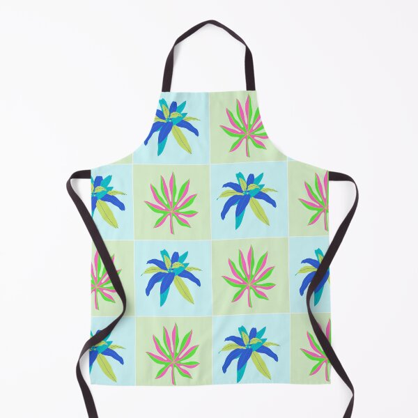 Item preview, Exotic Plants in a Checkered Pattern designed and sold by designlee.