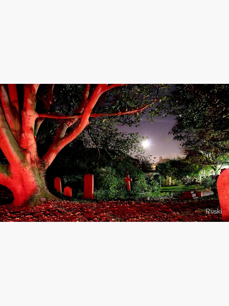 Graveyard at Midnight by Ruski