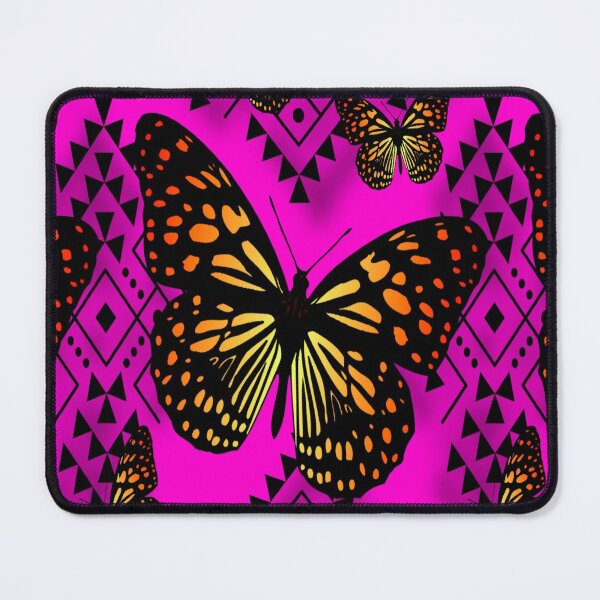Item preview, Hot Pink / Fire Color  Native Butterfly Design  designed and sold by JMWCD.
