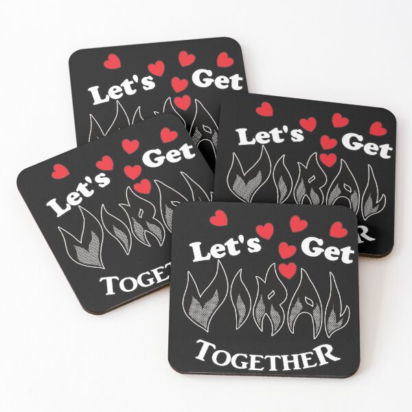 Item preview, Lets Get Viral Together with All My Heart designed and sold by captainpeter.