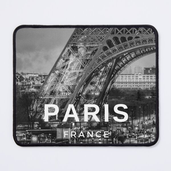Item preview, Romantic, Eiffel Tower, Paris, France, Black and White designed and sold by Magic Love Art Print.