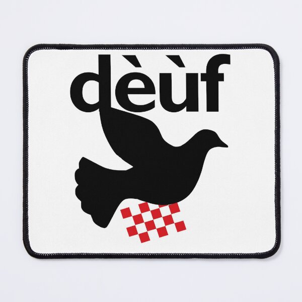 Item preview, dèùf, duif in Brabants dialect op mooi Brabants met  brabantse vlag  designed and sold by BrabantsBeste.