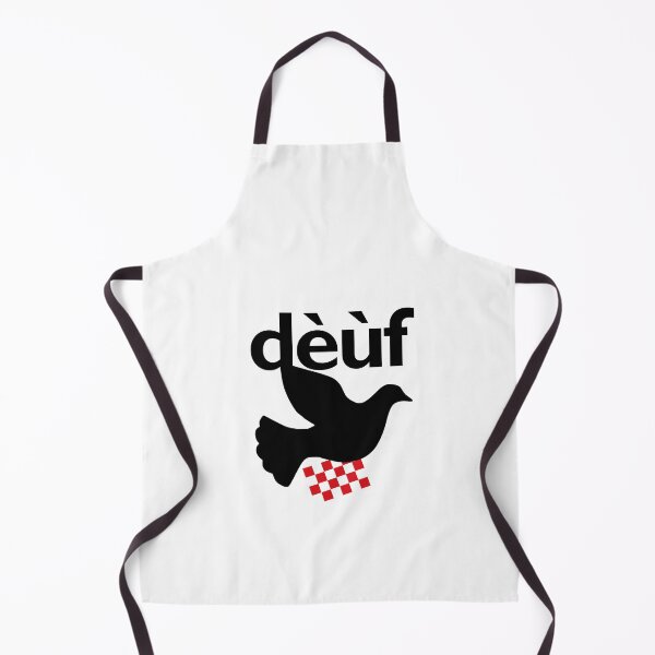 Item preview, dèùf, duif in Brabants dialect op mooi Brabants met  brabantse vlag  designed and sold by BrabantsBeste.