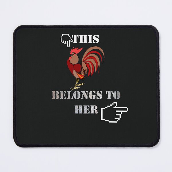 Item preview, Funny Couple In Love This Rooster Belongs To Her Valentine Couple designed and sold by Cute & Sassy Custom Gifting Boutiques.