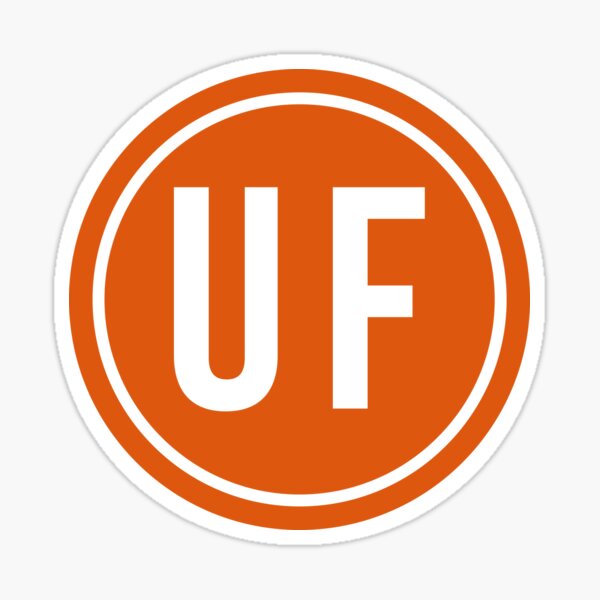 Item preview, UF Cutout Circle Design - Orange designed and sold by Swamp Style.