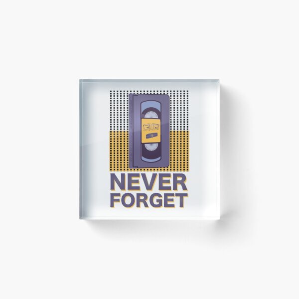 Item preview, Never Forget Retro Vintage Cool 80s 90s Funny designed and sold by BNSARTs.
