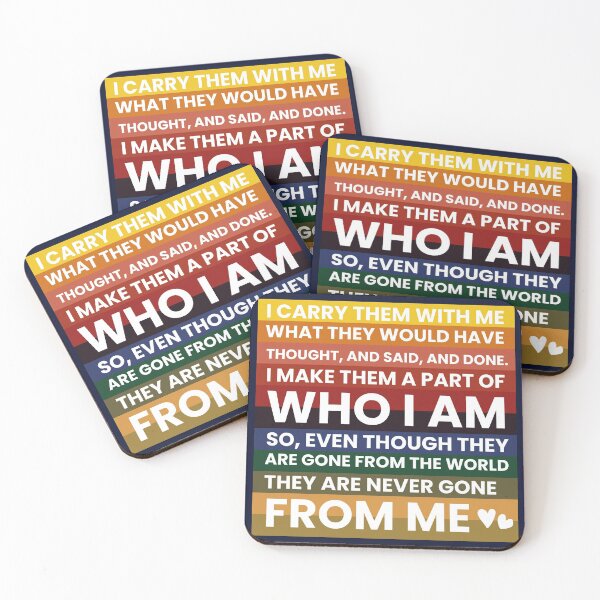 Item preview, Earth Fell Thirteen Inspirational Speech Quote Rainbow designed and sold by Blue Box Artworks.