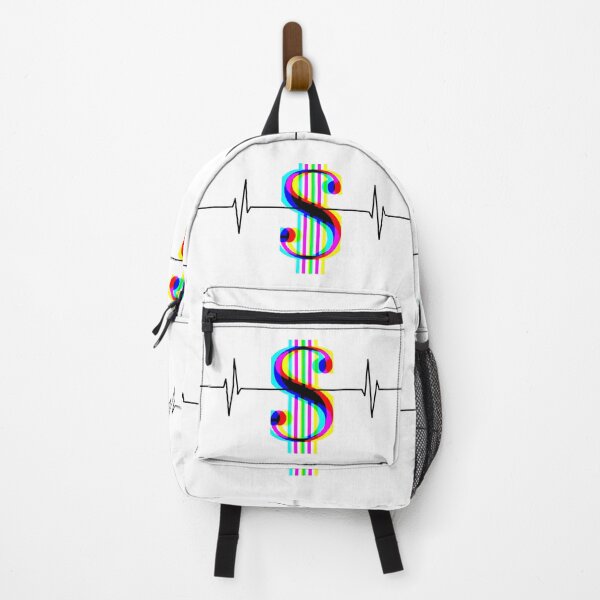 Item preview, Retro colored dollar heartbeat designed and sold by Coffee Lifestyle.