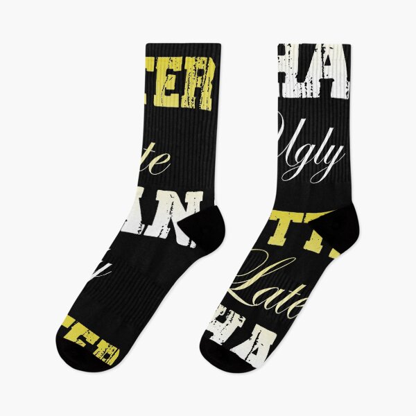 Item preview, Better Late Than Ugly designed and sold by CallDesign.