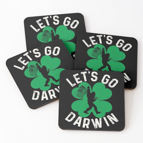 Item preview, Let's Go Darwin St. Patrick's Day Bigfoot Irish Clover Funny designed and sold by GraphifyArt.