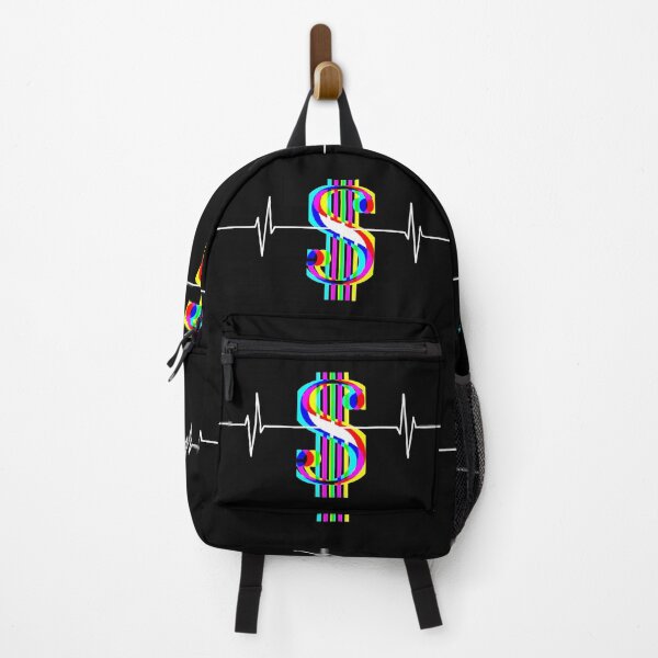Item preview, Retro colored dollar heartbeat designed and sold by Coffee Lifestyle.