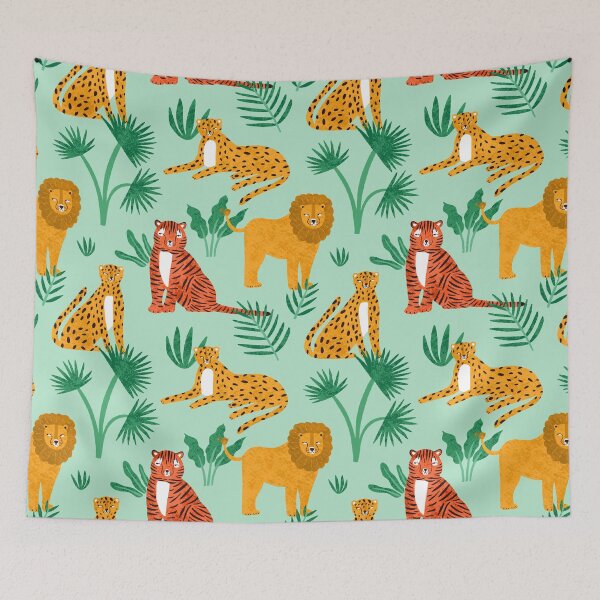 Item preview, Cat Family pattern designed and sold by The Feel Good Merch.