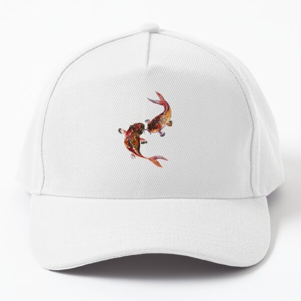 Embroidered Baseball Hat - Koi Carp