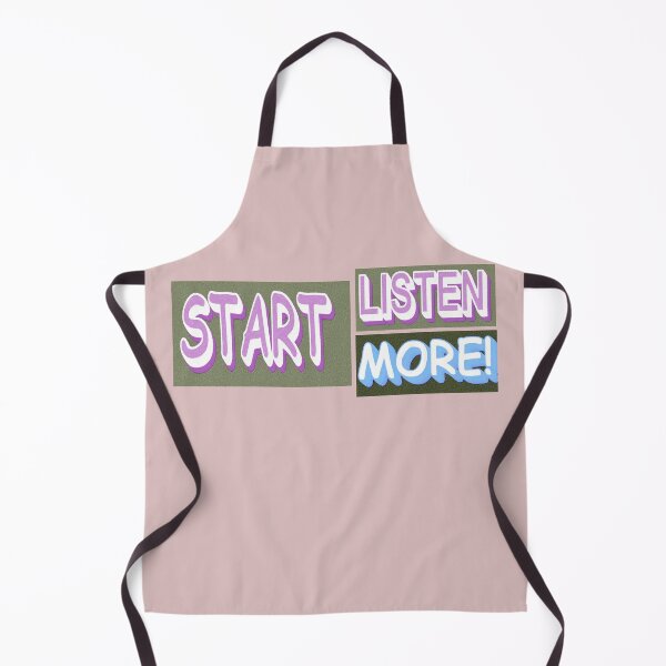 Item preview, Cute Expression Design "Listen More". Buy Now designed and sold by Health And Fitness Posts e-Store.
