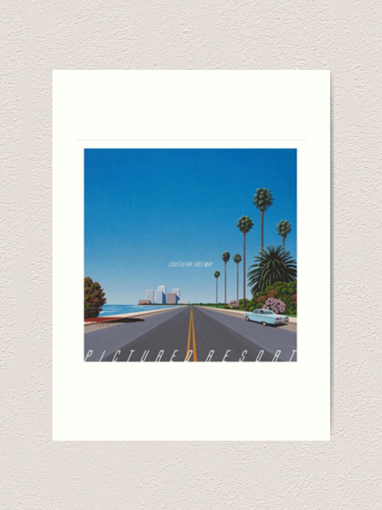 Hiroshi Nagai California Southern Freeway Premium Scoop | Art Print