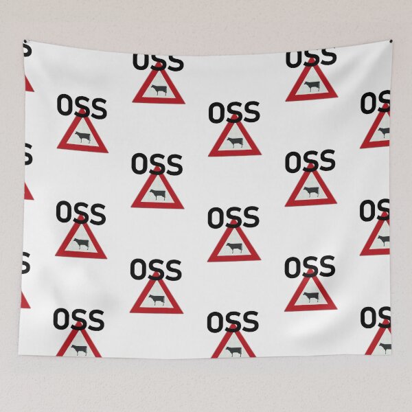 Item preview, Oss met verkeersbord koe, Brabants op brabantsbeste designed and sold by BrabantsBeste.