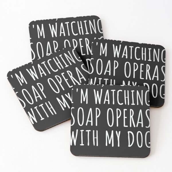 Item preview, Womens Sorry, I Can't I'm Watching Soap Operas With My Dog - Funny V-Neck designed and sold by maich45.