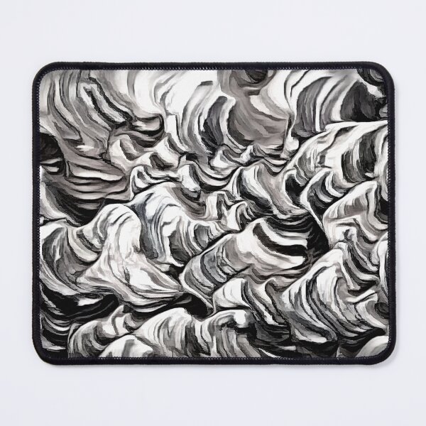 Item preview, Black and White Wave Action designed and sold by Kellice.