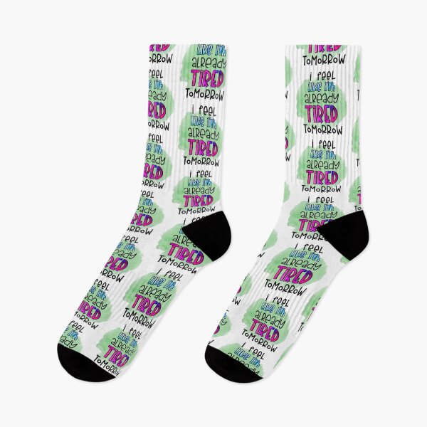 Item preview, I Feel Like I'm Already Tired- Funny Sarcastic Quotes- Sarcasm Humour  designed and sold by younghopes.