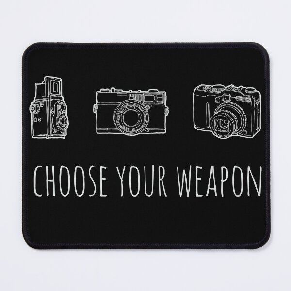 Item preview, Choose your weapon - cameras designed and sold by rileyphotos.