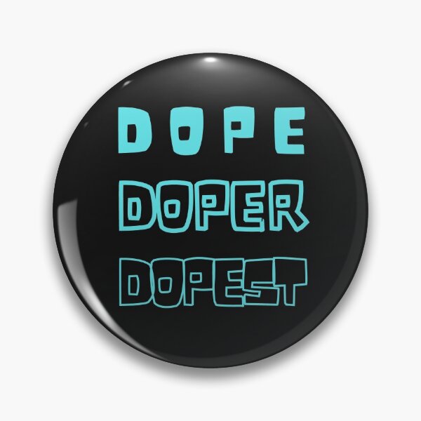Artikelvorschau, Dope Doper Dopest Blue Design Cool Fun Hipster entworfen und verkauft von LGbubble.