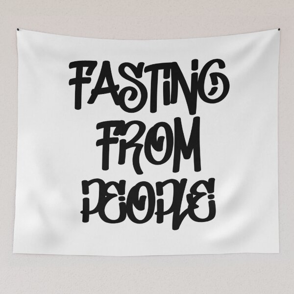 Item preview, Funny Fasting From People Graffiti Design designed and sold by SarahJisri.