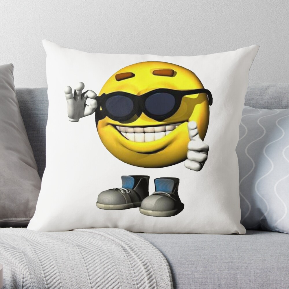Throwboy The Original Emoji Pillows - Grin 