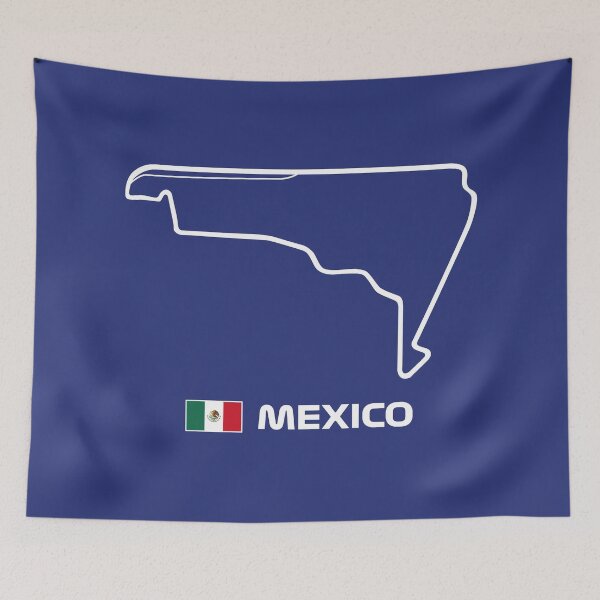 Item preview, Circuit 2022 - Twenty-First Race of the Season (Mexican GP - Blue BG) designed and sold by FilipeFerreira.