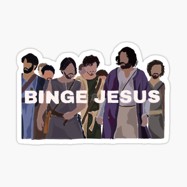 BINGE JESUS Sticker