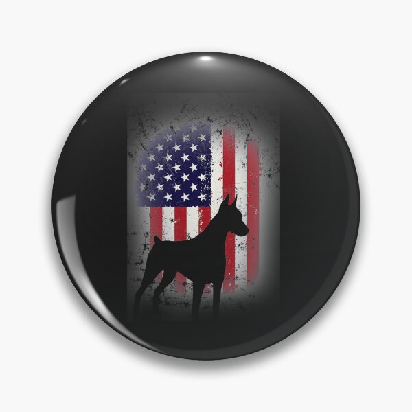 Artikelvorschau, Lustige Dobermann-Pinscher-Kunst für Männer Frauen Dobermann US-Flagge entworfen und verkauft von minhyroa.