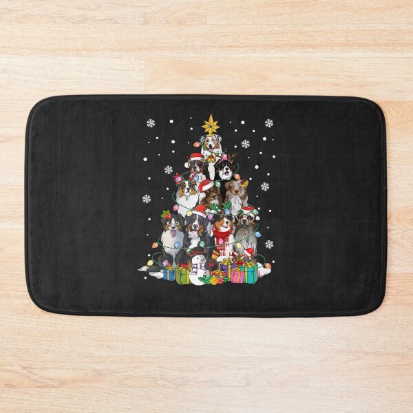 Item preview, Funny Merry Dogmas Australian Shepherd Dog Christmas Tree Sweatshirt designed and sold by minhyroa.