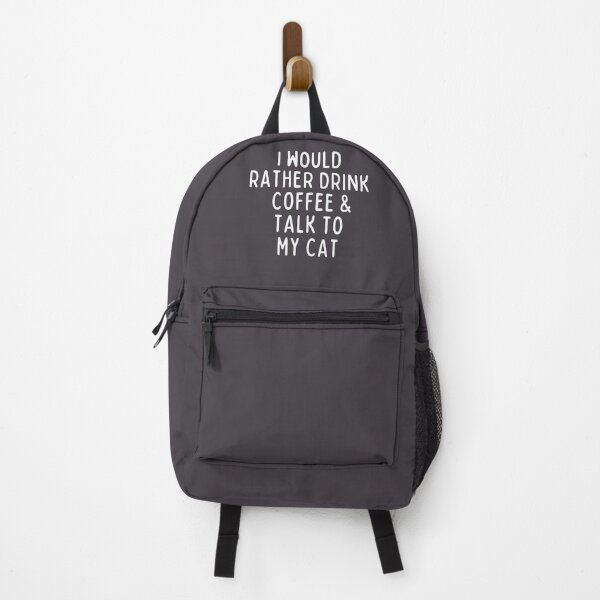Item preview, I Would Rather Drink Coffee and Talk To My Cat designed and sold by SunfullyYours.