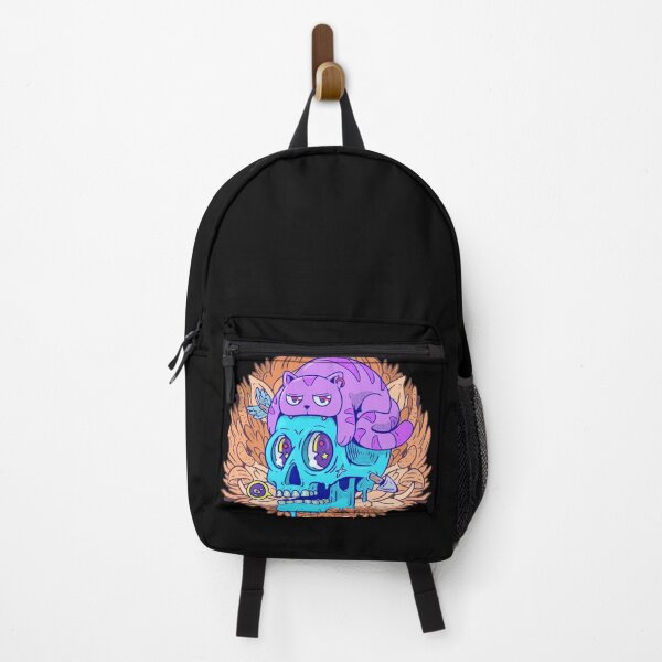 Item preview, Colorful skull With Funny Cat Hat designed and sold by NewPrint.