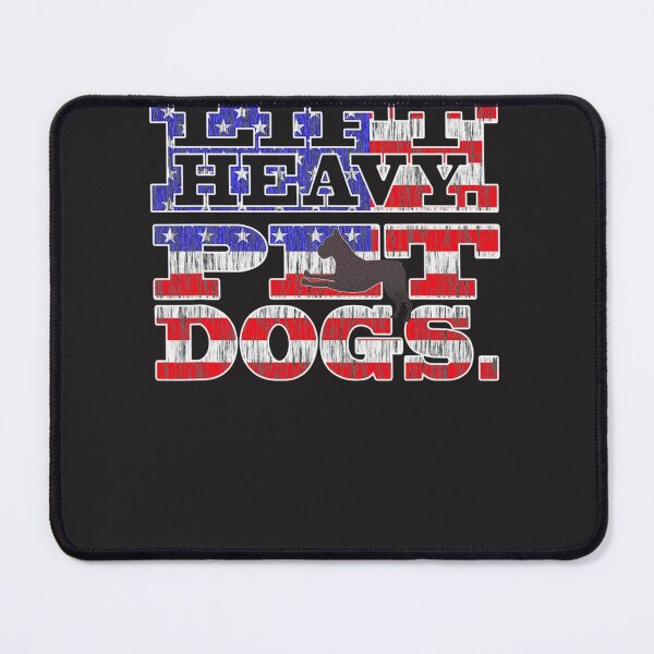 Item preview, American Flag Patriotic Funny Workout Lift Heavy Pet Dogs designed and sold by tranmai.