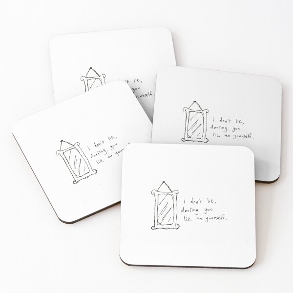Item preview, messy pen doodle- mirror designed and sold by murphy-the-cat.