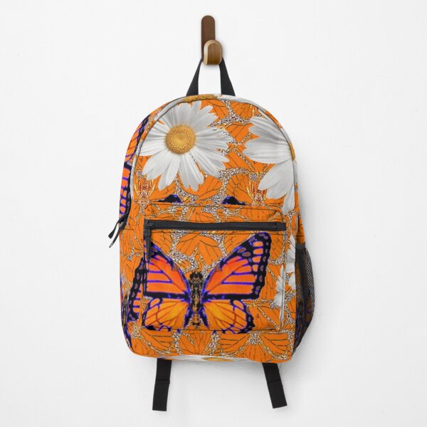 Item preview, MONARCH BUTTERFLIES WHITE DAISY FLOWER PATTERNS ART designed and sold by sharlesart.