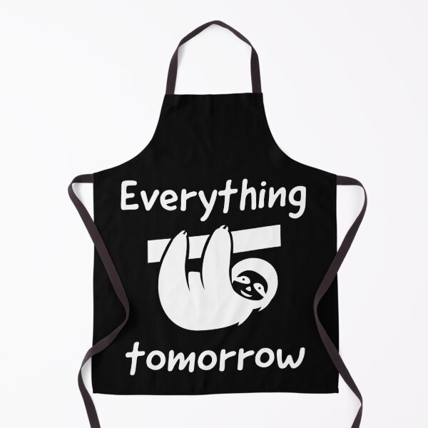 Item preview, Everything tomorrow lazy sloth mood design designed and sold by TatianaLG.