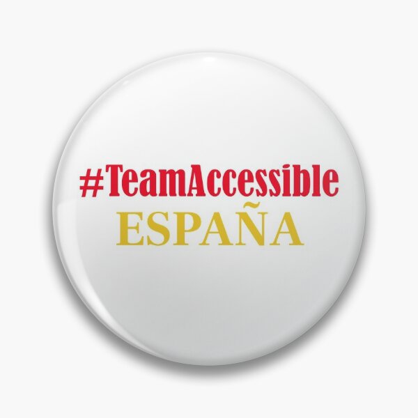 Team Accessible ESPANA Pin