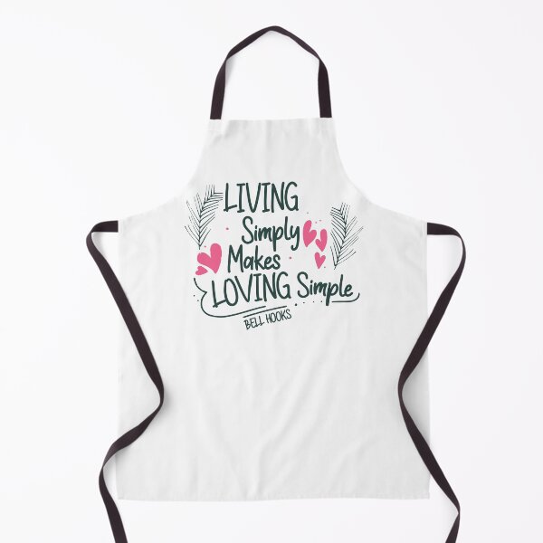 Item preview, Bell Hooks Quote | Living Simply Makes Loving Simple | Bell Hooks Gloria Jean Watkins | Melanine | Black the Prime Element Black Pride designed and sold by SchlossInspire.