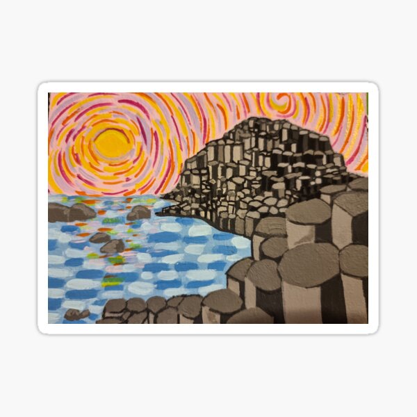 Item preview, The Giant's Causeway designed and sold by The Lonely Painter  Artist.