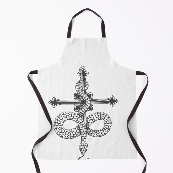 Item preview, Snake on a Cross Tattoo designed and sold by devaleta.