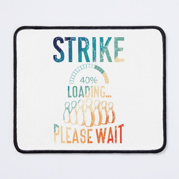 Item preview, Strike loading please wait bowling,Vintage bowling gift for bowler designed and sold by Amirebdesign.