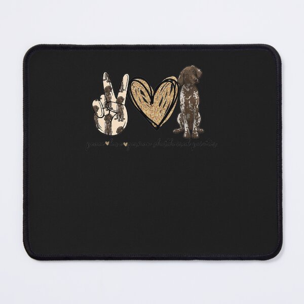 Item preview, Peace Love GSP German Shorthaired Pointer Dog Lover Gift designed and sold by maich45.