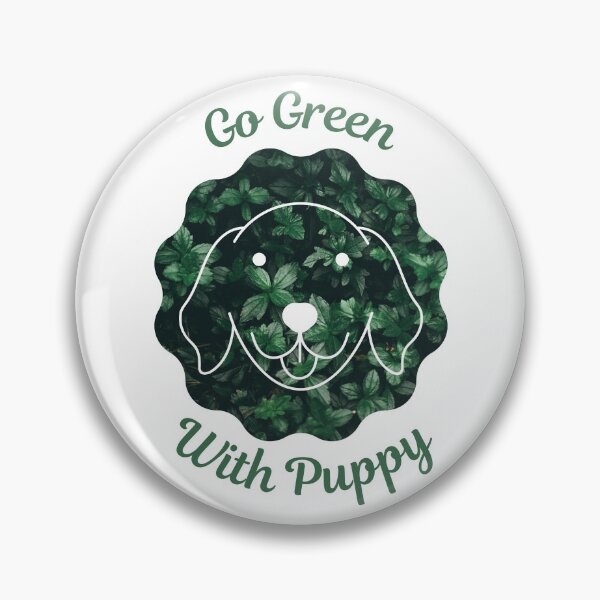 Item preview, Go Green With Puppy designed and sold by kucingmaikan.