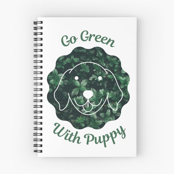 Item preview, Go Green With Puppy designed and sold by kucingmaikan.