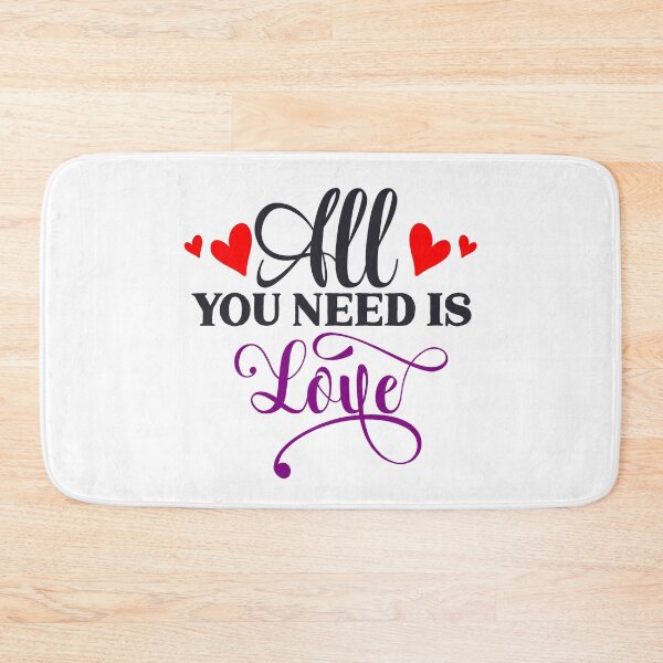 Item preview, All You Need Is Love - Romantic Love Quotes designed and sold by Delandor.