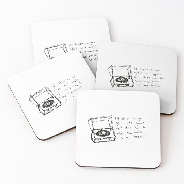 Item preview, messy pen doodle- record player designed and sold by murphy-the-cat.
