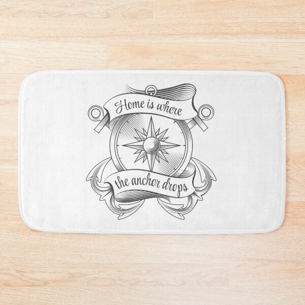 Item preview, Compass with Anchors Tattoo designed and sold by devaleta.